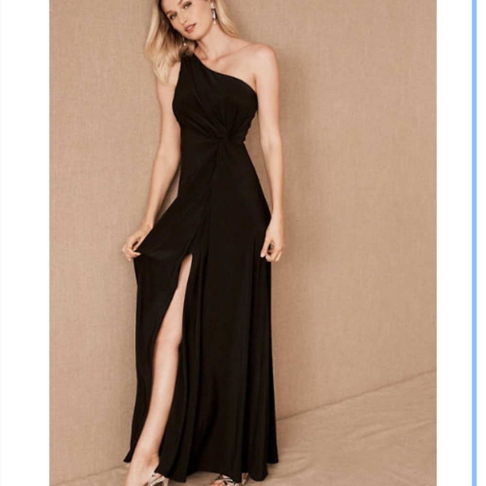 Anthropologie BLHDN one shoulder Bridesmaid Dress